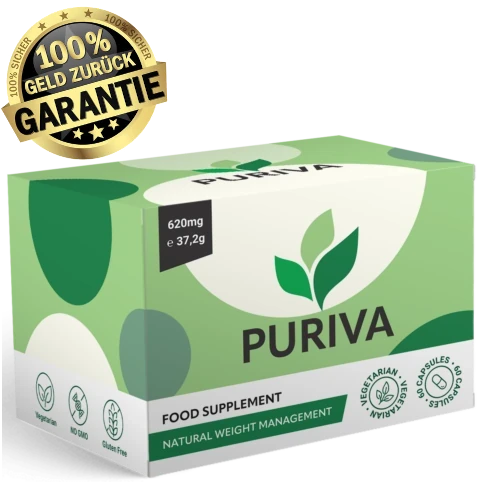 Flasche mit Puriva Kapseln